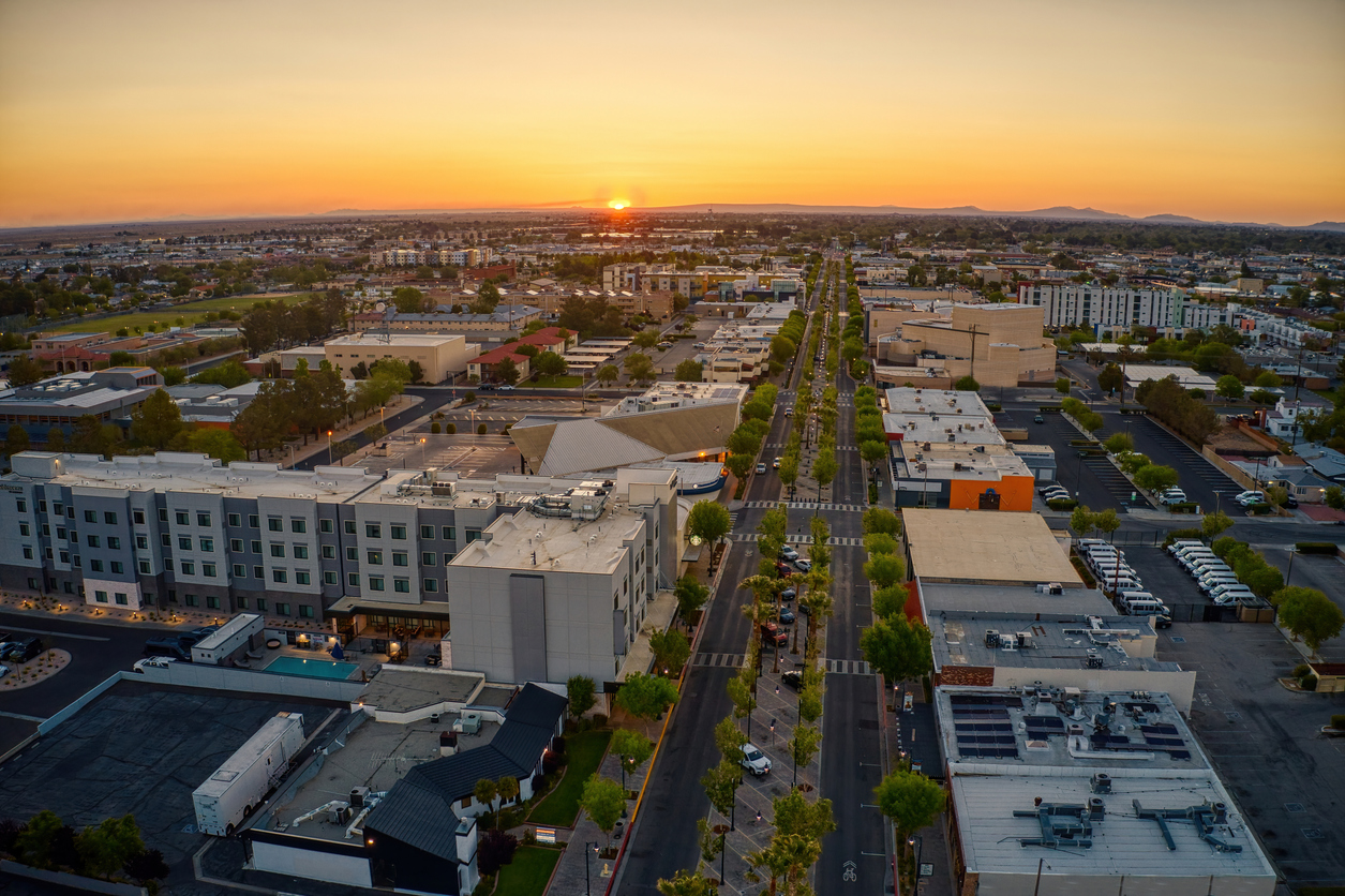 Panoramic Image of Lancaster, CA